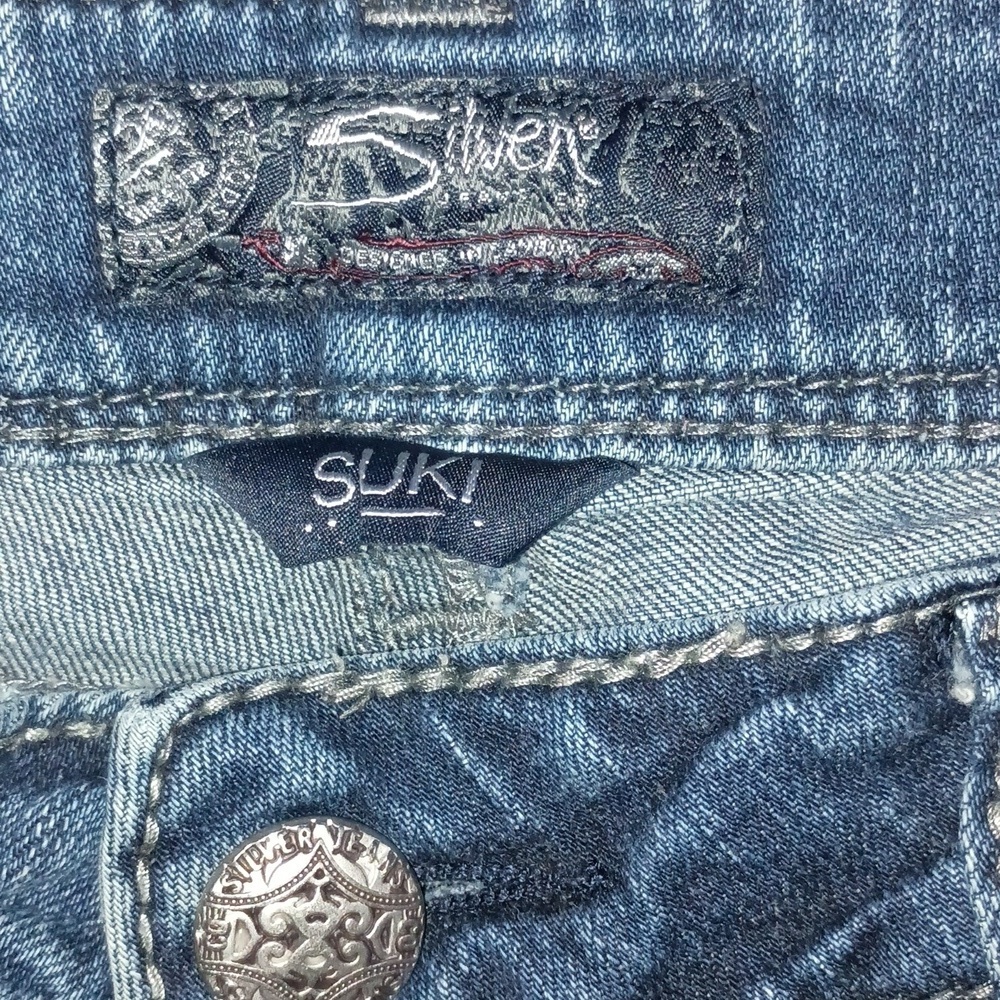 Silver Suki Bootcut Jeans Size 30 - Picture 6 of 8